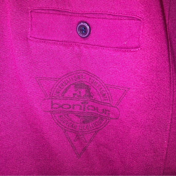 #1049 Bonjour, vintage sweatshirt Upper front pocket large - Picture 3 of 6